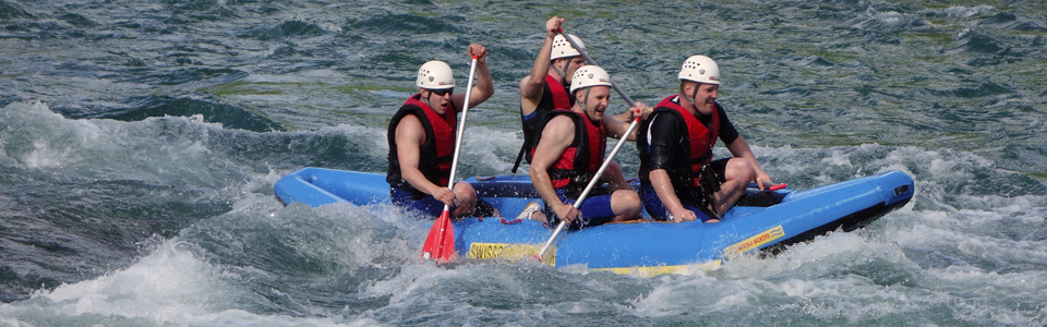 Fun-Rafting Ticino Tessin
